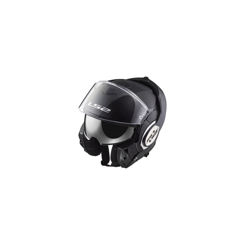 CASCO ABATIBLE LS2 VALIANT NEGRO MATE - VALIANT