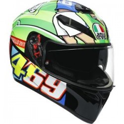 CASCO AGV K3 SV TOP ROSSI MUGELLO 2017 VERDE - K3SV