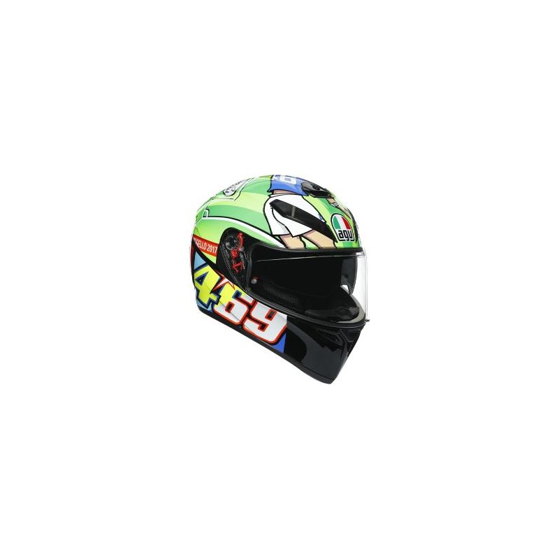 CASCO AGV K3 SV TOP ROSSI MUGELLO 2017 VERDE - K3SV