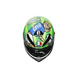 CASCO AGV K3 SV TOP ROSSI MUGELLO 2017 VERDE - K3SV