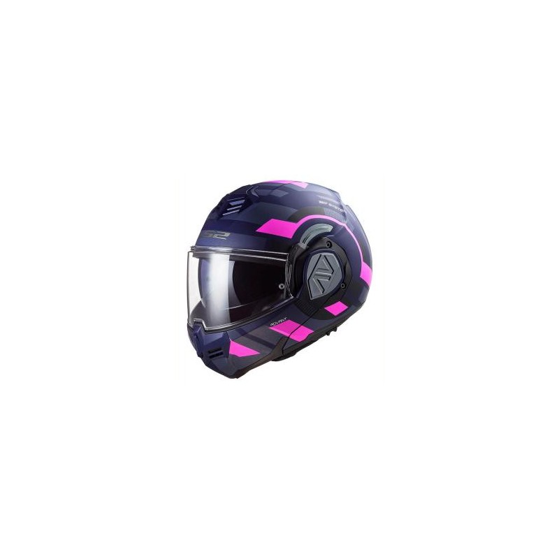 CASCO ABATIBLE 180° LS2 ADVANT ROSA - FF906