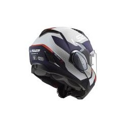 CASCO ABATIBLE 180° LS2 VALIANT II CITUS BLANCO CON AZUL - FF900