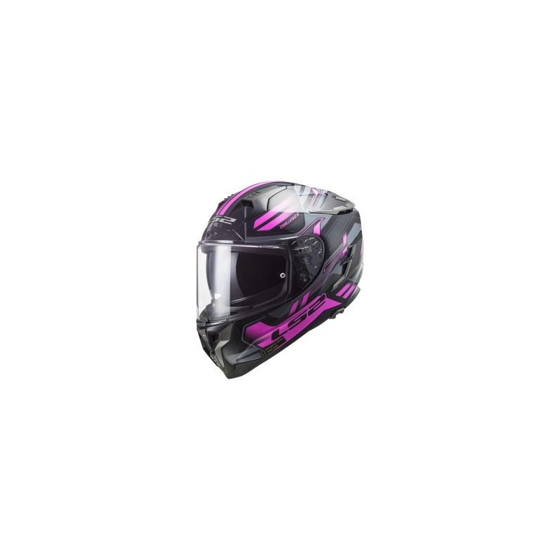 CASCO LS2 CHALLENGER SPIN ROSA FLUO - FF327