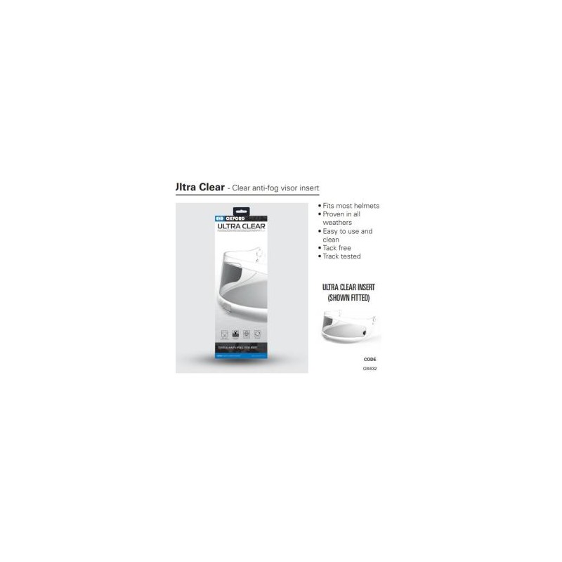 PINLOCK UNIVERSAL PARA CASCO OXFORD - PINLOCK