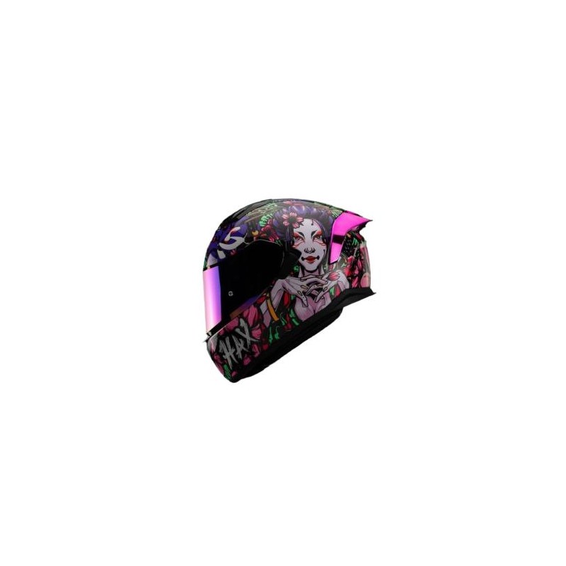 CASCO HAX OBSIDIAN GEISHA ROSA - OBSIDIAN