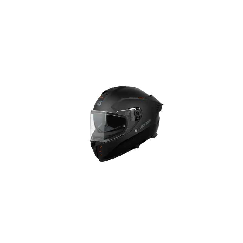 CASCO AXXIS HAWK SOLID NEGRO MATE