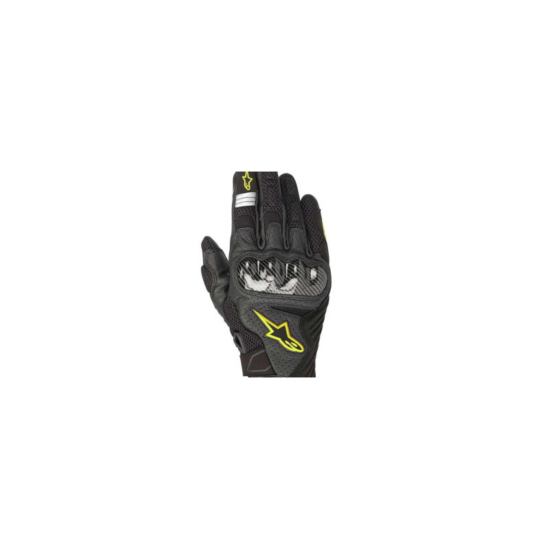 GUANTES TEXTIL/PIEL SMX-1 AIR V2 NGO/AMA FLUO