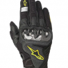 GUANTES TEXTIL/PIEL SMX-1 AIR V2 NGO/AMA FLUO
