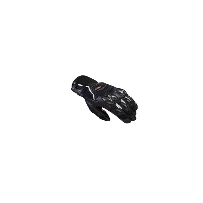 GUANTES LS2 SPARK NGO/BCO