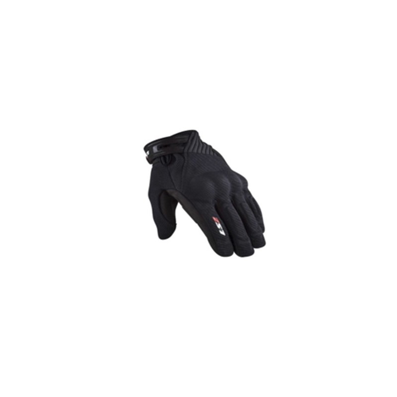 GUANTES LS2 DART PARA CABALLER NEGRO