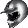 ILM Cascos de motocicleta de cara completa vintage para adultos y hombres, visera interior compatible con ciclomotor, ATV, Cruis