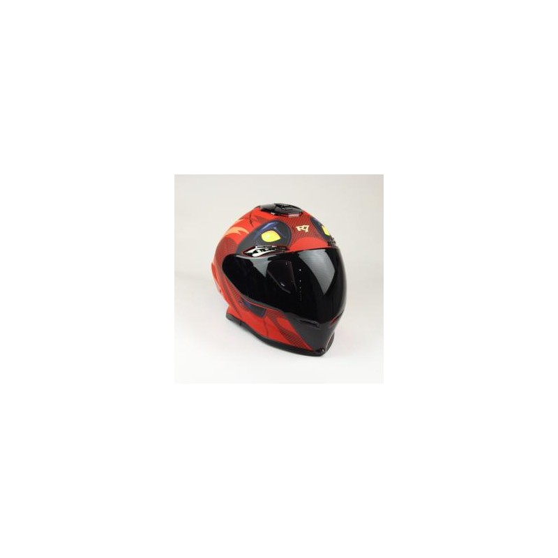 Casco R7 Arrow Tipo Dead Pool Integral Certificado