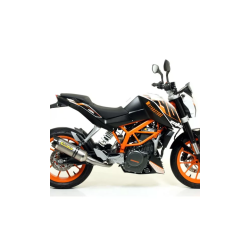 Escape Arrow Thunder Titanio Fondo Carbono Ktm Duke 390 250