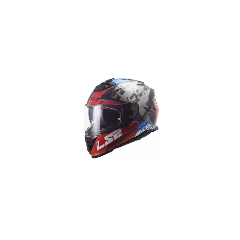 Casco Ls2 Integral Storm Sprinter Ngo/Roj/cobalto Pinlock