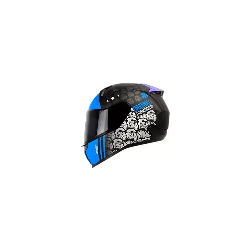 Casco Shaft 560 Storm Trooper Negro Con Azul