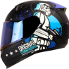 Casco Shaft 560 Storm Trooper Negro Que Brilla en la Oscuridad