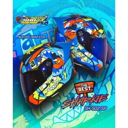 CASCO INTEGRAL SHAFT SH-502 Sharkie 2024 con Spoiler