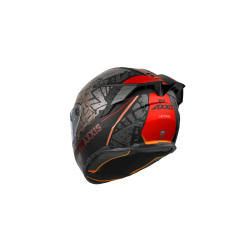 Casco Axxis Hawk Lets Ride B5 RED Doble Certificación
