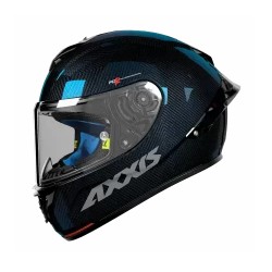 Casco Axxis Cobra Carbon Azul
