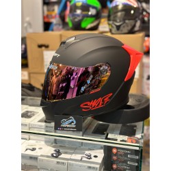 CASCO INTEGRAL SHAFT SH-502 Solid Red 2024 con Spoiler