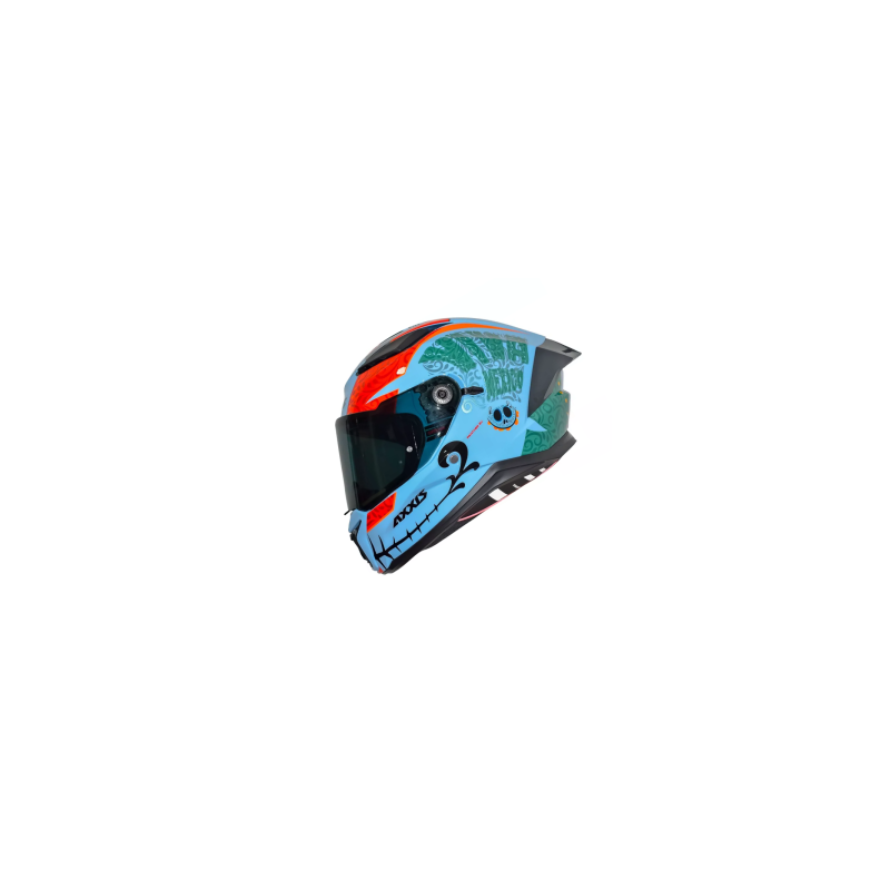 Casco Integral Axxis Panther Catrina A6 Blanco