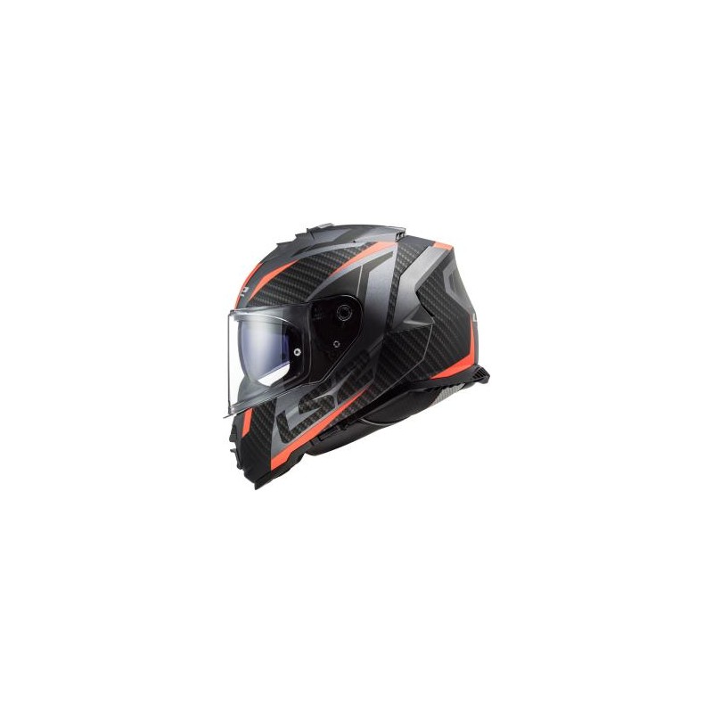 Casco Ls2 Storm Racer Naranja/ Negro Con Pinlock Certificado