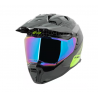 CASCO INTEGRAL JOE ROCKET RKT 400 GRIS CON AMARILLO FLUOR - 400