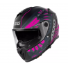 Casco Axxis Hawk Rebel Wings B8 Rosa Doble Certificación