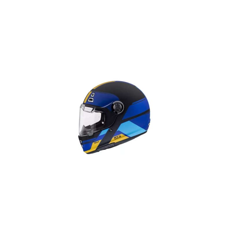 Casco Retro Classic Mt Jarama Azul Mate Ece2206 Y Dot