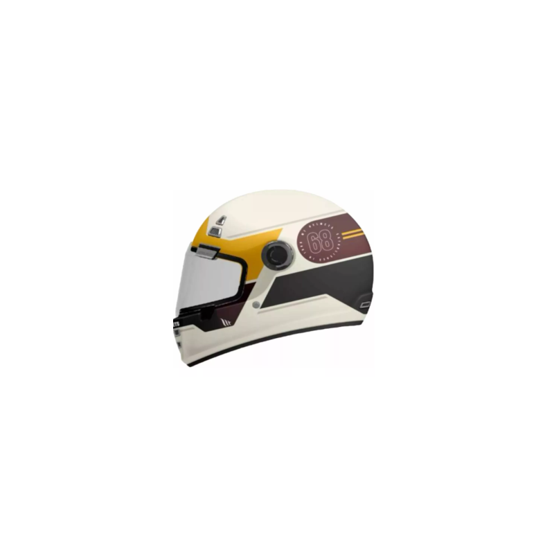 Casco Retro Classic Mt Jarama Blanco Mate Ece2206 Y Dot