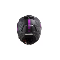 Casco Ls2 Scope Arch Abatible Negro Rosa Astro