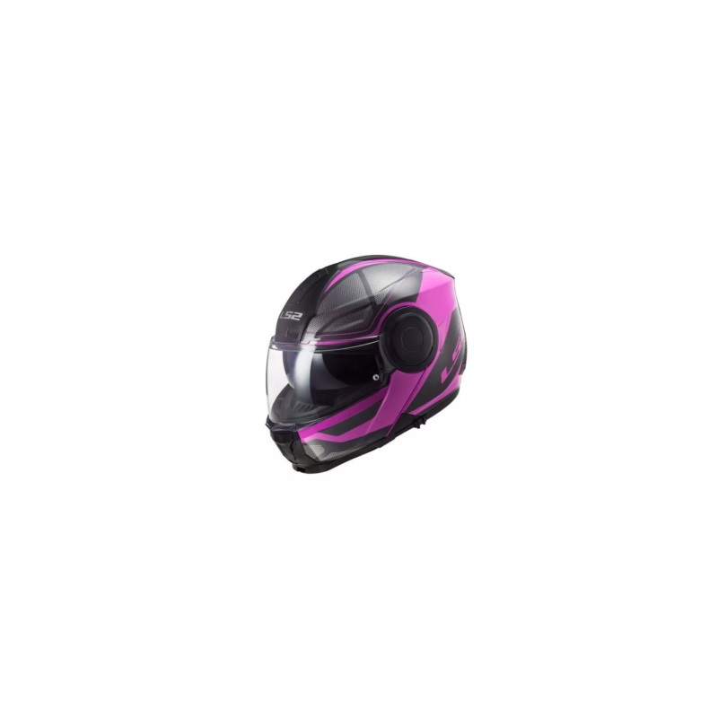 CASCO LS2 SCOPE AXIS NEGRO/ROSA