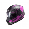 CASCO LS2 SCOPE AXIS NEGRO/ROSA