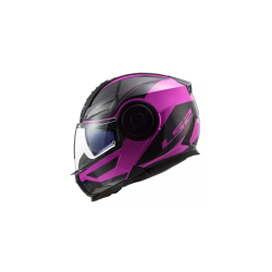 CASCO LS2 SCOPE AXIS NEGRO/ROSA