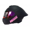 Casco Certificado Dot Super Deportivo Noss 801 Negro/rosa