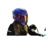 Casco Hax Obsidian 2.0 Púrpura Con 22.06
