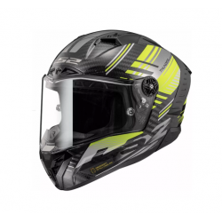 Casco Deportivo Ls2 Thunder Volt Amarillo/gris 100% Carbono