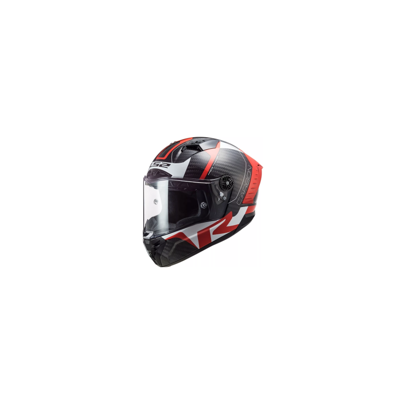 Casco Deportivo Ls2 Thunder C Racing 1 Rjo/ngo 100% Carbono
