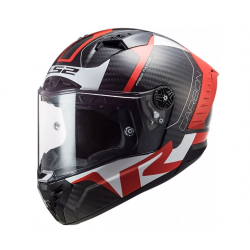 Casco Deportivo Ls2 Thunder C Racing 1 Rjo/ngo 100% Carbono
