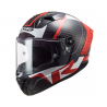 Casco Deportivo Ls2 Thunder C Racing 1 Rjo/ngo 100% Carbono