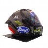 Casco para motociclista talla M cerrado SH582-SP hoonicorn negro matte Shaft