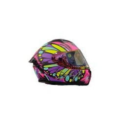 Casco para motociclista talla S cerrado SH582-SP better blanco matte Shaft