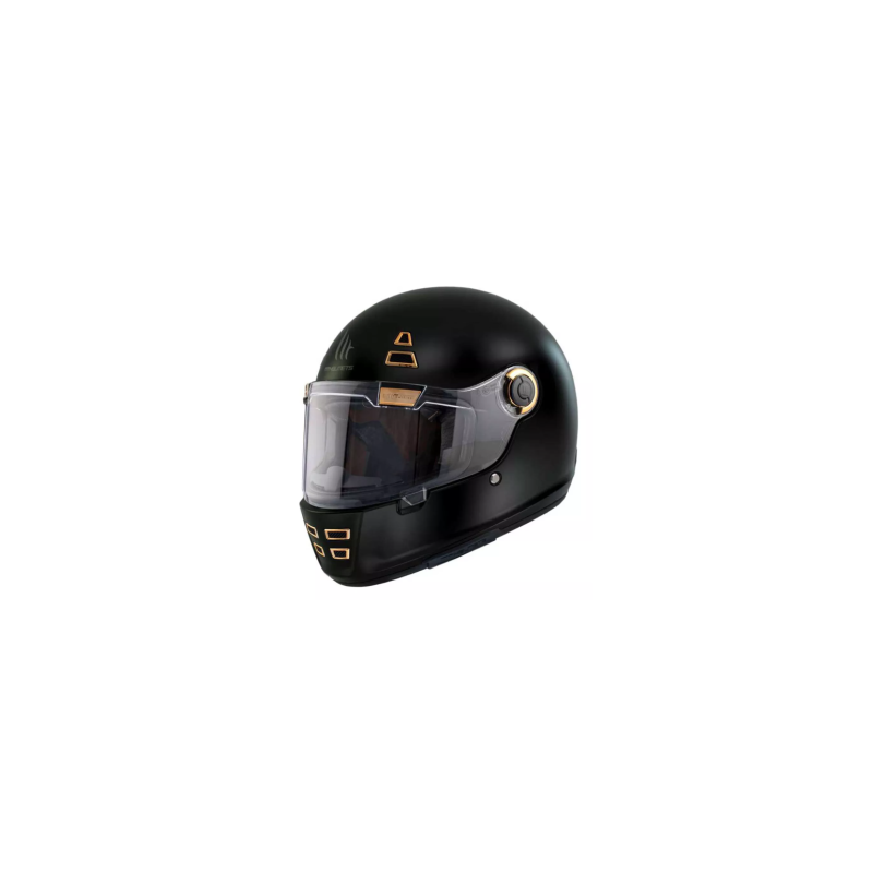 Casco Retro Classic Mt Jarama Negro