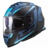 Casco Ls2 Storm Racer Azul/ Negro Con Pinlock Certificado