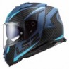 Casco Ls2 Storm Racer Azul/ Negro Con Pinlock Certificado