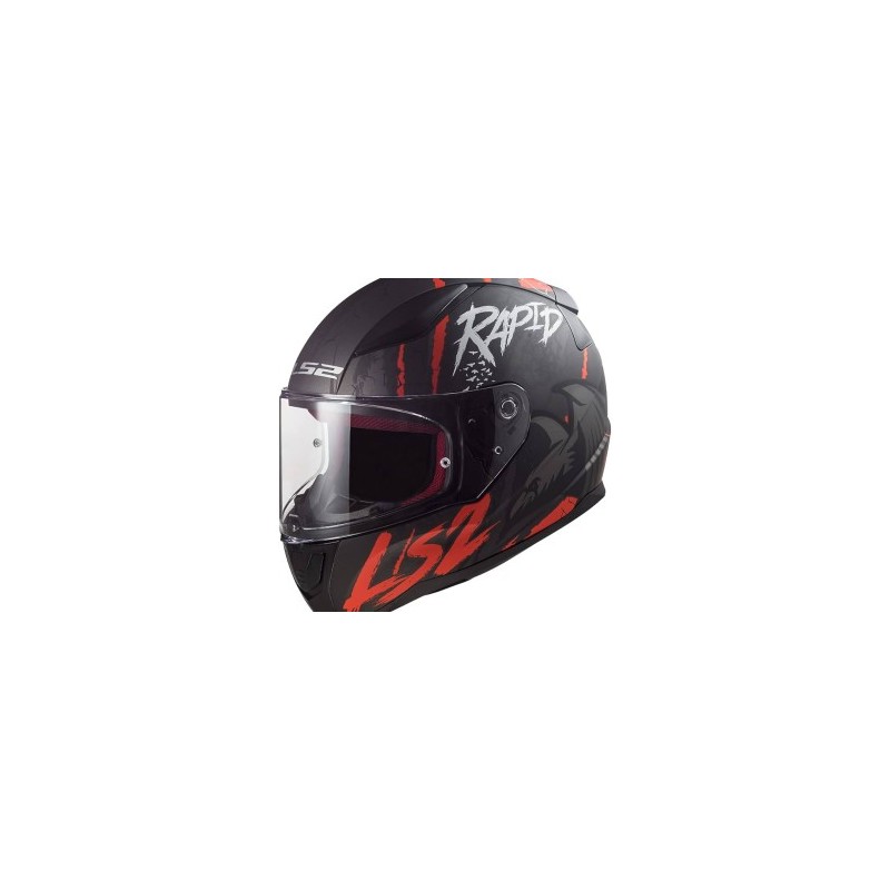 Casco LS2 Integral Rapid II Raven