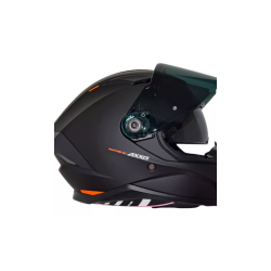 Casco Axxis Panther Solid Negro Mate Doble Certificación